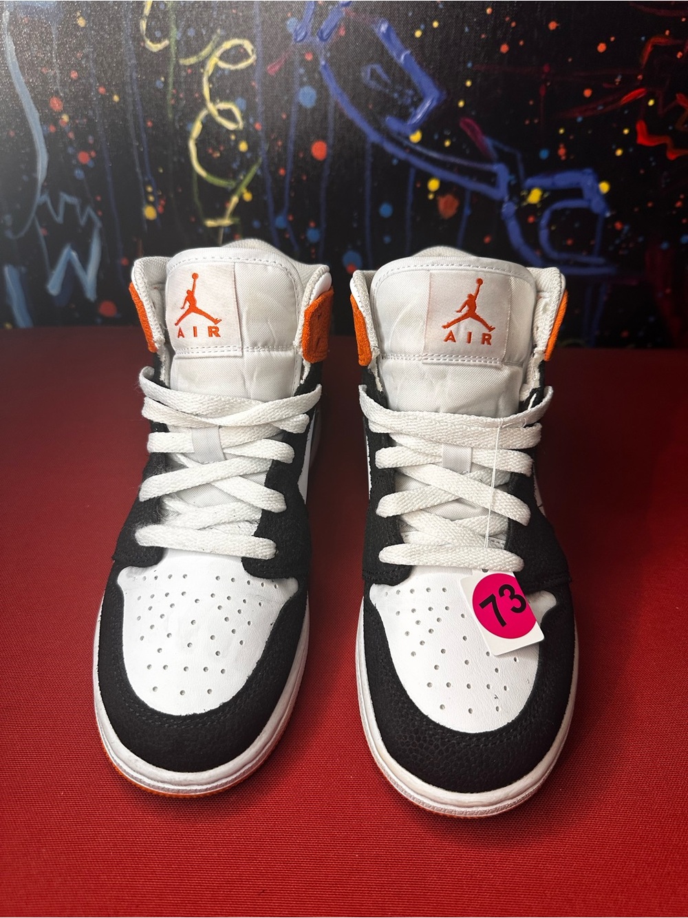 No.73 Nike Air Jordan 1 Mid SE GS 'Floral' Size 5Y